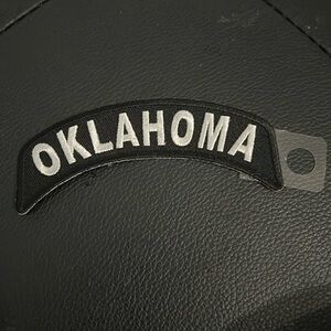 NWT “Oklahoma” Motorcycle Patch Biker Accessory Iron-On USA State